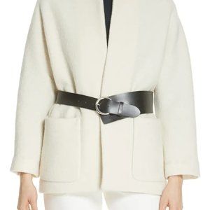 Ba&sh Clif Belted Wool Coat